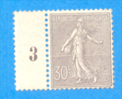 France 1903  : Type Semeuse Lignée De Roty N° 133 Neuf Sans Charnière (2 Scans) - Unused Stamps