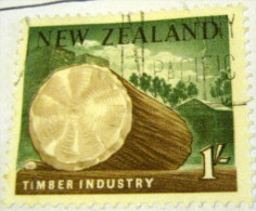 New Zealand 1960 Timber Industry 1s - Used - Usati