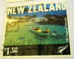 New Zealand 2001 100 Years Of Tourism $1.50 - Used - Usati