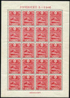 Japan #222a Mint Never Hinged Sheet Of 20 From 1935 - Neufs