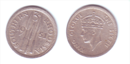 Southern Rhodesia 3 Pence 1951 - Rhodesia