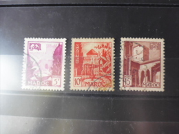 TIMBRES DU MAROC YVERT N°306.308 - Used Stamps
