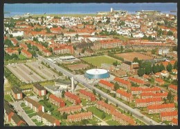 RUNDTURNHALLE Luftaufnahme Cuxhaven Niedersachsen 1980 - Cuxhaven