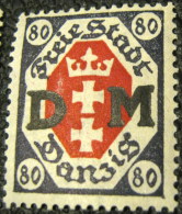 Danzig 1921 Service 80pf - Mint - Service