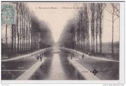 NEUILLY-SUR-MARNE(93)1908 -l´écluse Et Le Canal-péniche Tractée-animée - Neuilly Sur Marne