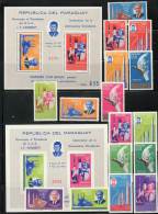 Paraguay 1964 Space Kennedy Perf/imperf + 2 S/S SC#836-43 MNH (DEL0167) - Collections