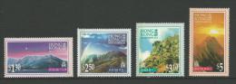 1996  Hong Kong  Mountains   Set Of 4 SG No´s 837/840 As Issued Complete MUH  Set Full Gum On Rear - Unused Stamps