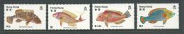 1981  Hong Kong  Fish  Set Of  4  SG No´s 395/398  As Issued Complete  MUH As New Complete Gum On Rear - Ongebruikt