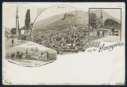 BOSNIA AND HERZEGOVINA - Gruss Aus Der Hercegovina --- Long Line Postcard Not Circulated - Bosnië En Herzegovina