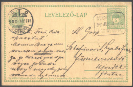 JUGOSLAVIA - HUNGARY - VOJVODINA - POST AGENCY DUNAGARDONY GARDINOVCI - 1913 - Postwaardestukken