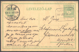 JUGOSLAVIA - HUNGARY - VOJVODINA - POST AGENCY DUNAGARDONY GARDINOVCI - 1913 - Entiers Postaux