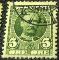 Denmark 1907 King Frederick VIII 5ore - Used - Used Stamps