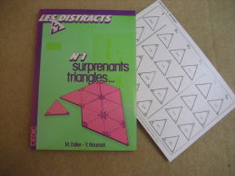 Surprenants Triangles Les Distracts Cedic Marc Odier Jeux Casse-tête Calcul Réflexion Puzzle Calculs Jeu - Gezelschapsspelletjes