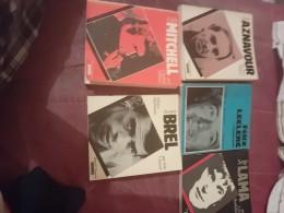 Lot 5 Seghers Poesie Et Chansons Eddy Mitchell Brel Lama Felix Leclerc  Aznavour - Musik