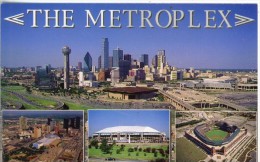 Amérique Texas  Dallas The Metroplex  Skyline Ft  Worth Skyline And The Ballpark In Arlington  TBE - Dallas