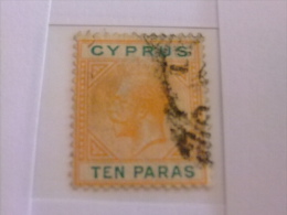 CHYPRE CYPRUS 1912 King George V Yvert & Tellier Nº 56 º FU - Chypre (...-1960)