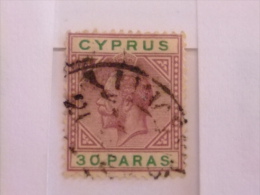 CHYPRE CYPRUS 1921 - 23 King George V Yvert & Tellier Nº 69 º  USADO - Cyprus (...-1960)