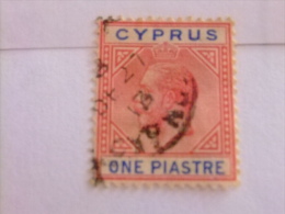 CHYPRE CYPRUS 1921 - 23 King George V Yvert & Tellier Nº 71 º FU - Chypre (...-1960)