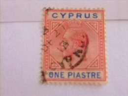 CHYPRE CYPRUS 1921 - 23 King George V Yvert & Tellier Nº 71 º FU - Chipre (...-1960)
