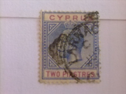 CHYPRE CYPRUS 1921 - 23 King George V Yvert & Tellier Nº 74 º FU - Cyprus (...-1960)