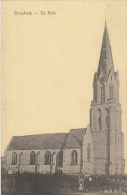 Bixschote - De Kerk, 1915, Cachet Feldpost - Langemark-Pölkapelle