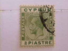 CHYPRE CYPRUS 1924 - 28 King George V Yvert & Tellier Nº 87 º FU - Cyprus (...-1960)