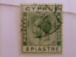 CHYPRE CYPRUS 1924 - 28 King George V Yvert & Tellier Nº 87 º FU - Chypre (...-1960)