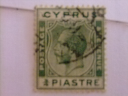 CHYPRE CYPRUS 1924 - 28 King George V Yvert & Tellier Nº 87 º FU - Chipre (...-1960)