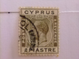 CHYPRE CYPRUS 1924 - 28 King George V Yvert & Tellier Nº 88 º FU - Chypre (...-1960)