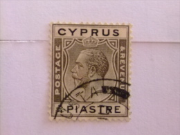 CHYPRE CYPRUS 1924 - 28 King George V Yvert & Tellier Nº 88 º FU - Chypre (...-1960)