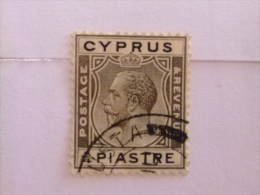 CHYPRE CYPRUS 1924 - 28 King George V Yvert & Tellier Nº 88 º FU - Chipre (...-1960)