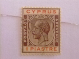 CHYPRE CYPRUS 1924 - 28 King George V Yvert & Tellier Nº 89 º FU - Chypre (...-1960)