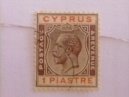 CHYPRE CYPRUS 1924 - 28 King George V Yvert & Tellier Nº 89 º FU - Chipre (...-1960)