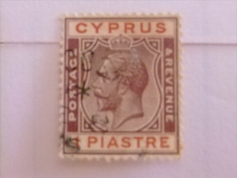 CHYPRE CYPRUS 1924 - 28 King George V Yvert & Tellier Nº 89 º FU - Cyprus (...-1960)