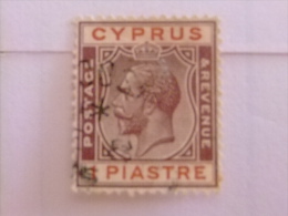 CHYPRE CYPRUS 1924 - 28 King George V Yvert & Tellier Nº 89 º FU - Chipre (...-1960)