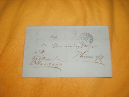 LETTRE ANCIENNE MANUSCRITE DE 1871 ECRITE EN ALLEMAND A TRADUIRE / ALLEMAGNE / GSCHWEND VERS GAILDORF / CACHETS. - Storia Postale