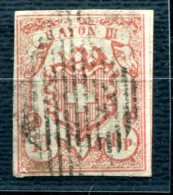 1513 - SCHWEIZ - Mi.Nr. 10 Gestempelt (tief Geprüft) - SWITZERLAND - 1843-1852 Kantonalmarken Und Bundesmarken