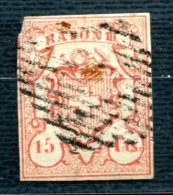 1514 - SCHWEIZ - Mi.Nr. 11 Gestempelt (links Oben Dünn) - SWITZERLAND - 1843-1852 Kantonalmarken Und Bundesmarken