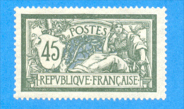 France 1907  : Type Merson N° 143 Neuf Sans Charnière (2 Scans) - Nuevos