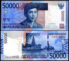 O) 2011 INDONESIA, 50,000 50000 RUPIAH 2011,UNC BANK NOTE - Indonesia