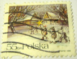 Poland 1996 Christmas 55gr - Used - Usados