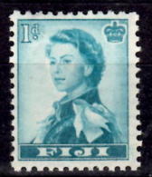 Fiji 1954 1d Queen Elizabeth II Issue #148 - Fiji (...-1970)