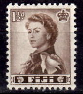 Fiji 1962 1 1/2d Queen Elizabeth II Issue #165 - Fidji (...-1970)