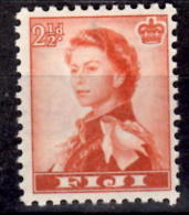 Fiji 1962 2 1/2d Queen Elizabeth II Issue #167 - Fiji (...-1970)