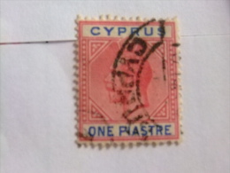 CHYPRE CYPRUS 1921 - 23 King George V Yvert & Tellier Nº 71 º FU - Zypern (...-1960)