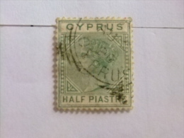 CHYPRE CYPRUS 1882 VICTORIA Yvert & Tellier Nº 16 º FU - Zypern (...-1960)