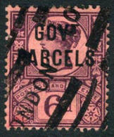 Great Britain O34 Used 6p Violet On Rose Victoria Official From 1887 - Oficiales