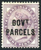 Great Britain O37 Mint Hinged 1p Lilac Victoria Official From 1897 - Dienstzegels