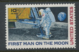 USA 1969 Air Mail Scott # C76. Moon Landing Issue. MNH (**) - 3b. 1961-... Nuovi