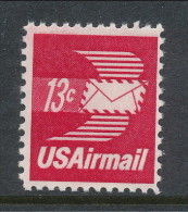 USA 1973 Air Mail Scott # C79. Winged Airmal Envelop. MNH (**) - 3b. 1961-... Nuovi